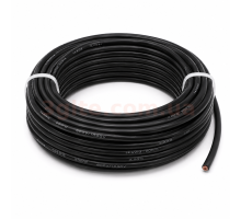 Кабель силиконовый 14 AWG 2.08 мм², 60°C до +200°C, 600V/1000V черный